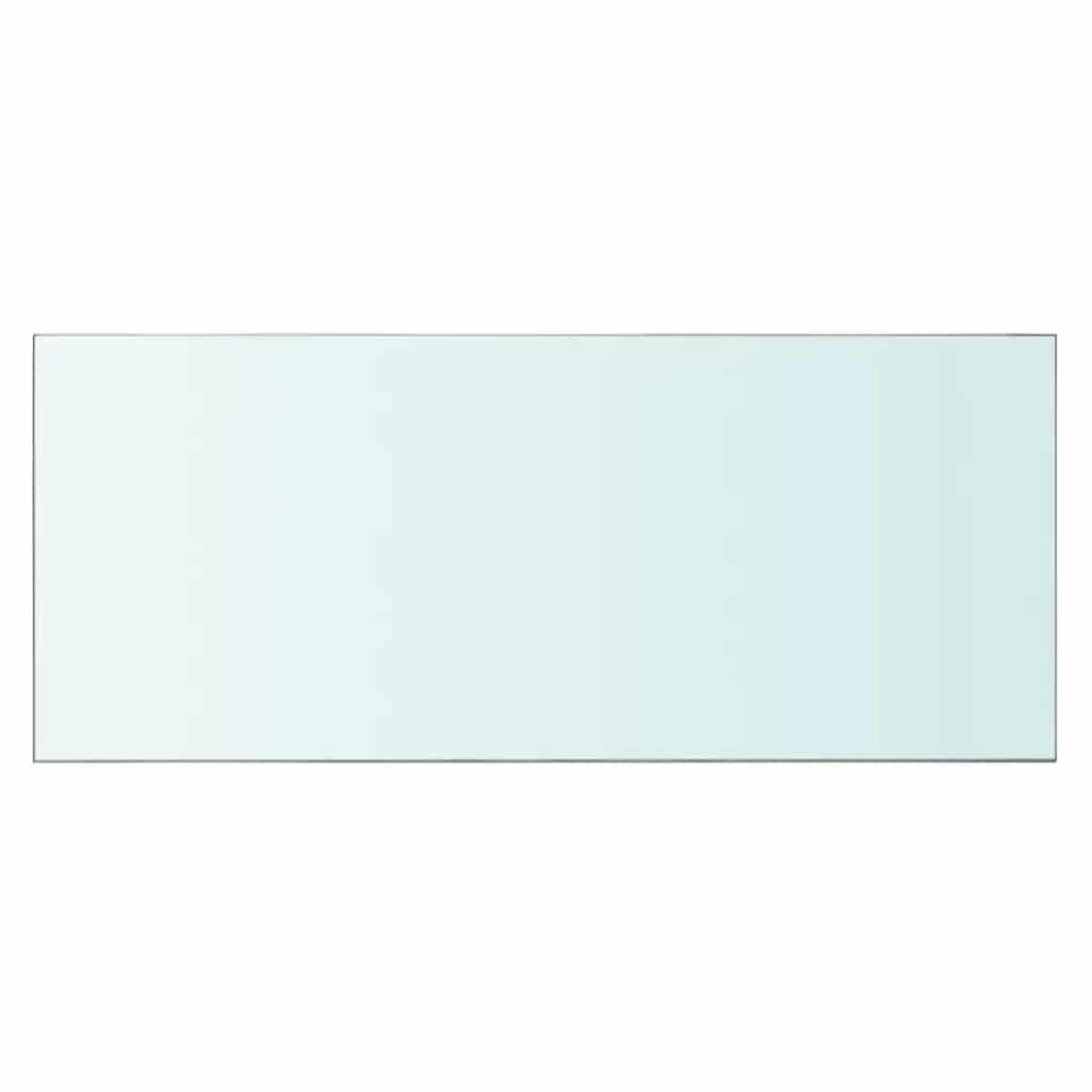 hylder 2 stk. glaspanel 70 x 30 cm klar