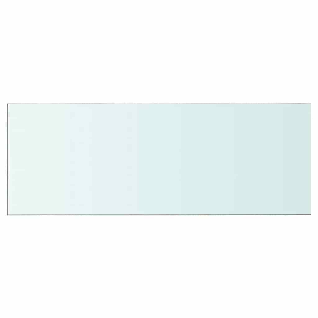 hylder 2 stk. glaspanel 80 x 30 cm klar