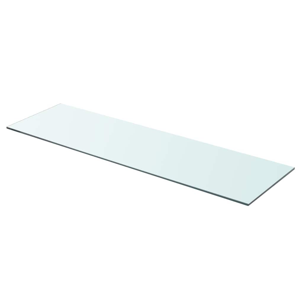 hylder 2 stk. glaspanel 90 x 25 cm klar