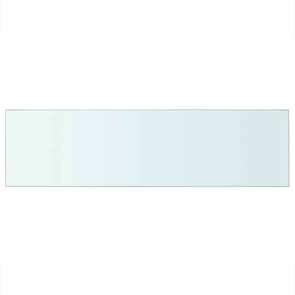 hylder 2 stk. glaspanel 90 x 25 cm klar