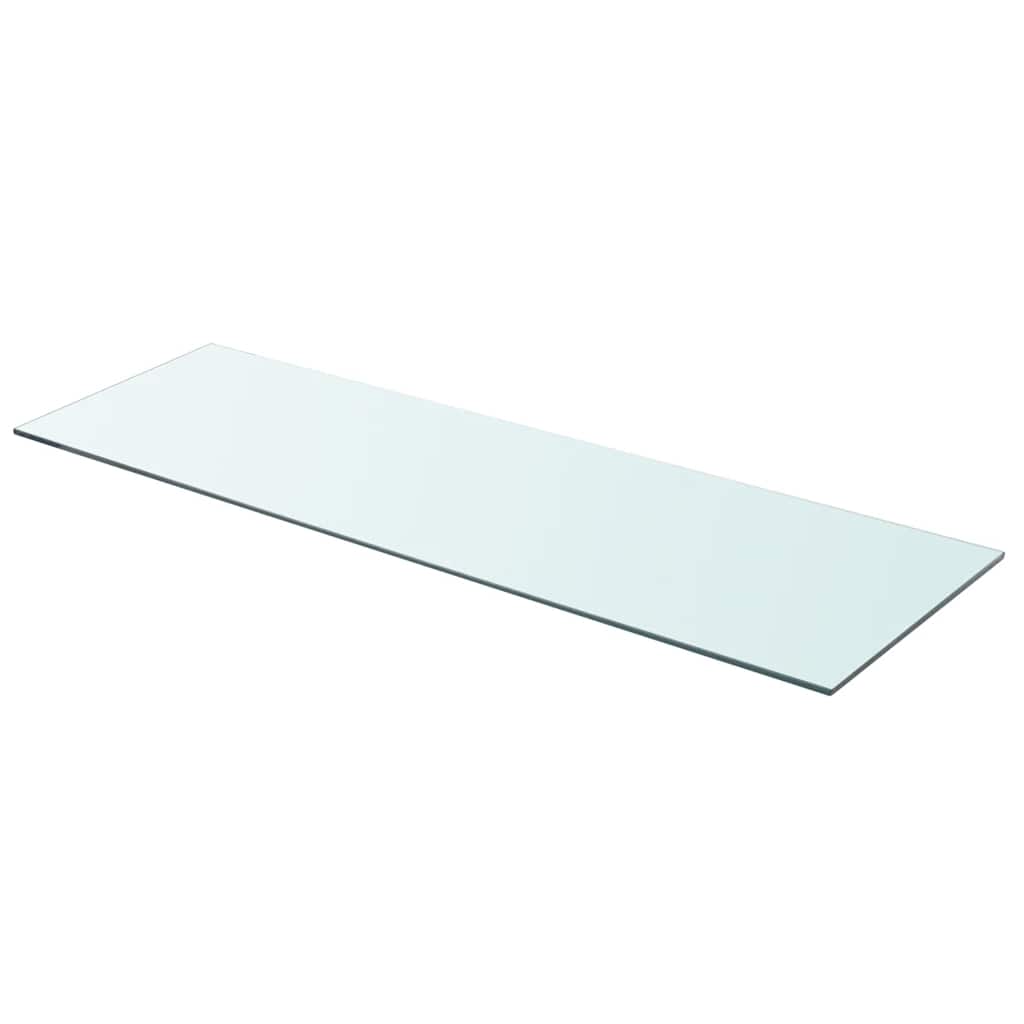 hylder 2 stk. glaspanel 90 x 30 cm klar
