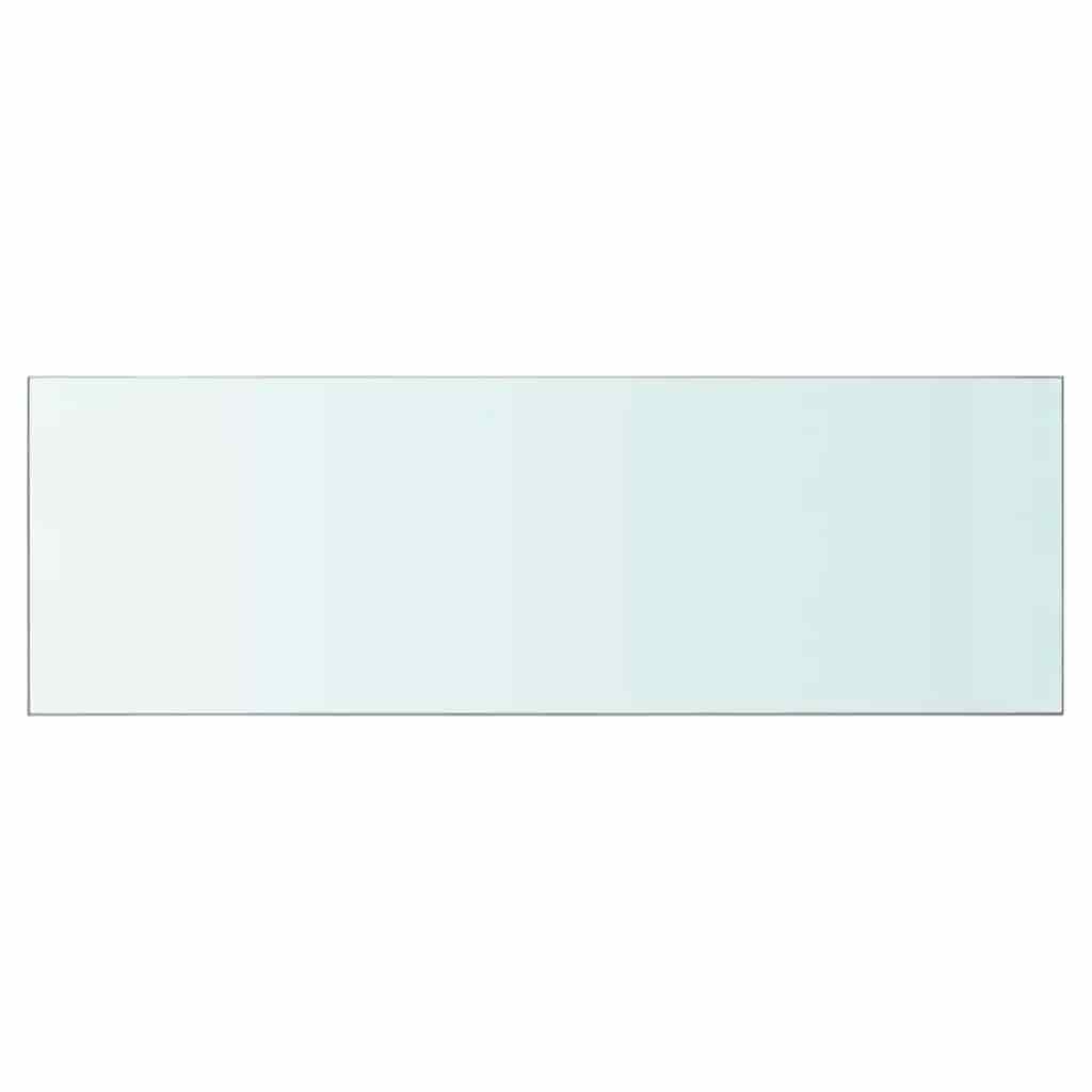 hylder 2 stk. glaspanel 90 x 30 cm klar
