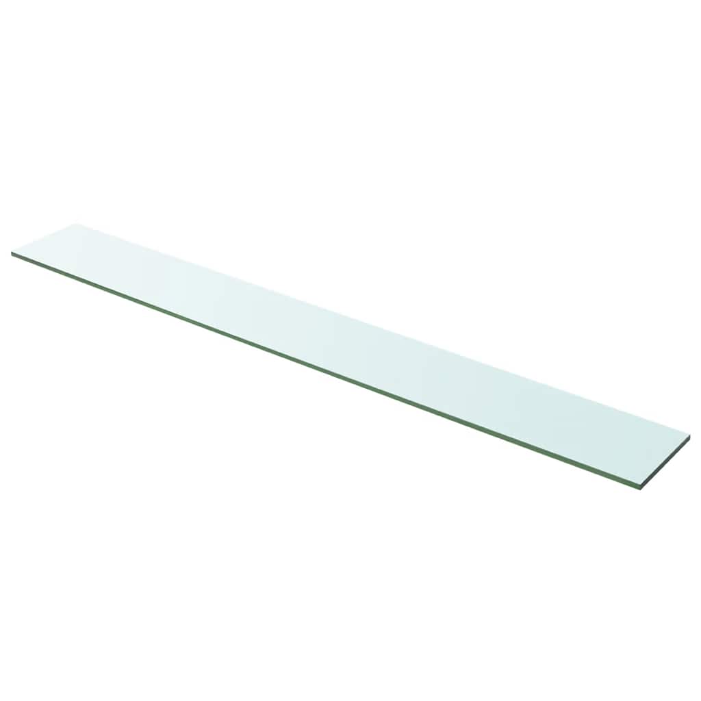 hylder 2 stk. glaspanel 100 x 12 cm klar