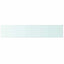 hylder 2 stk. glaspanel 100 x 20 cm klar
