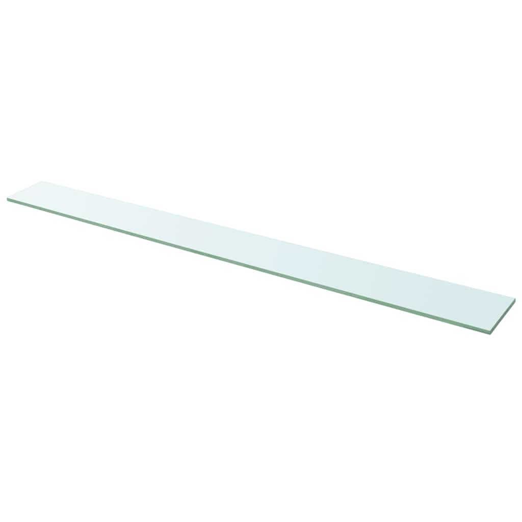 hylder 2 stk. glaspanel 110 x 12 cm klar