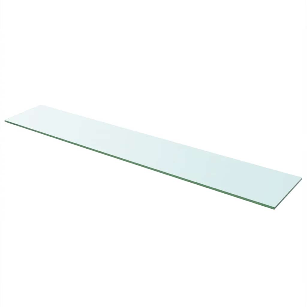 hylder 2 stk. glaspanel 110 x 20 cm klar