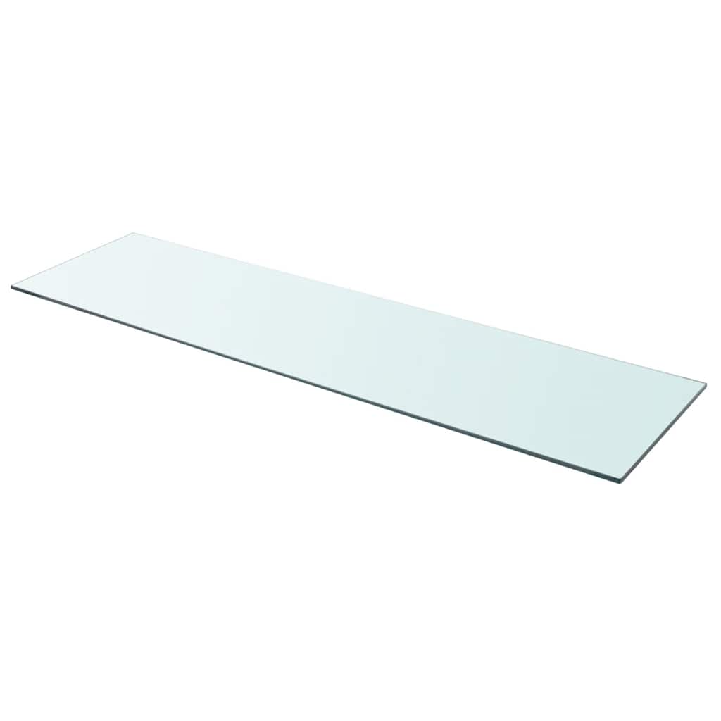 hylder 2 stk. glaspanel 110 x 30 cm klar