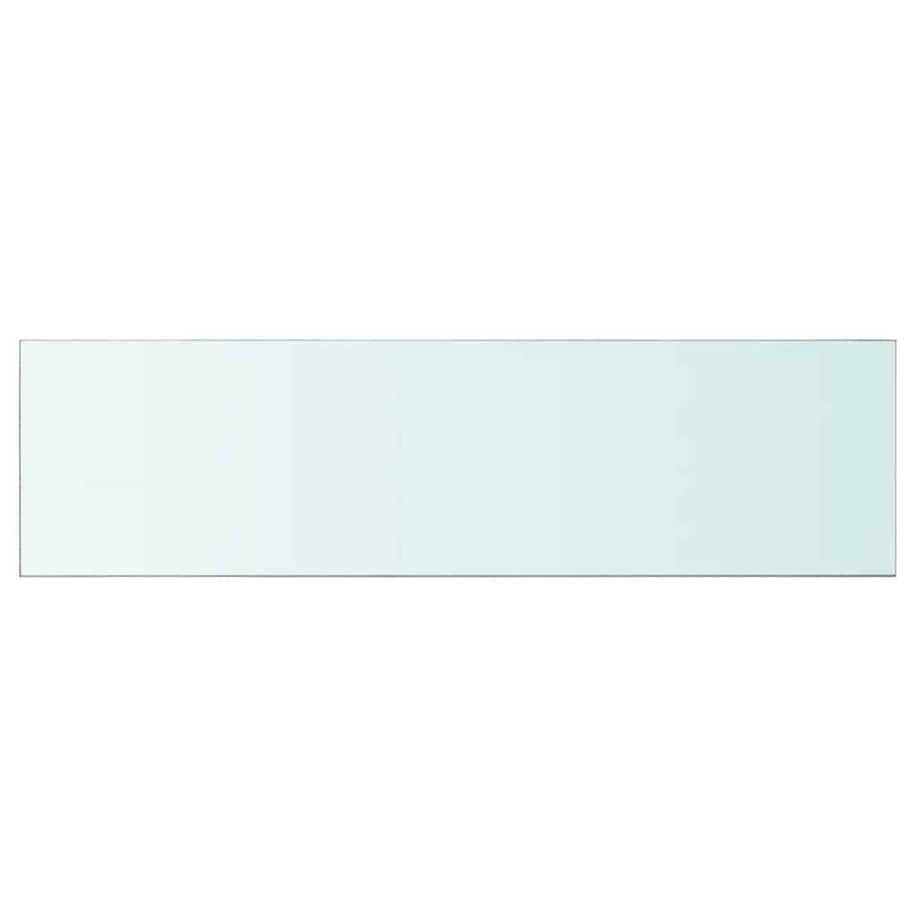 hylder 2 stk. glaspanel 110 x 30 cm klar
