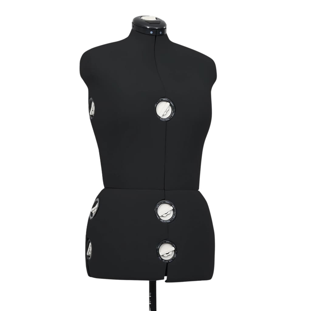 justerbar gine kvinde str. M 40-46 sort