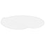 bordbeskytter Ø 80 cm 2 mm PVC transparent