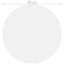 bordbeskytter Ø 80 cm 2 mm PVC transparent