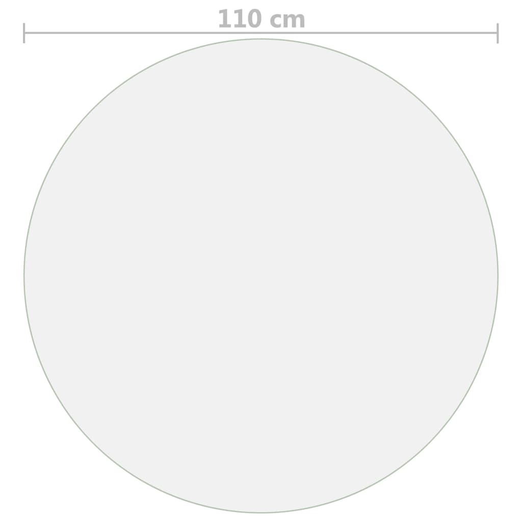 bordbeskytter Ø 110 cm 1,6 mm PVC mat
