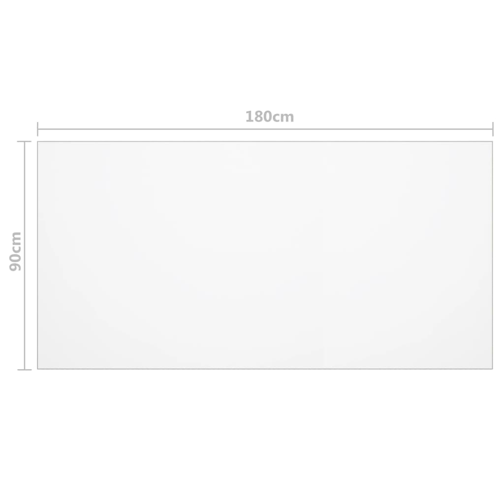 bordbeskytter 180x90 cm 1,6 mm PVC mat