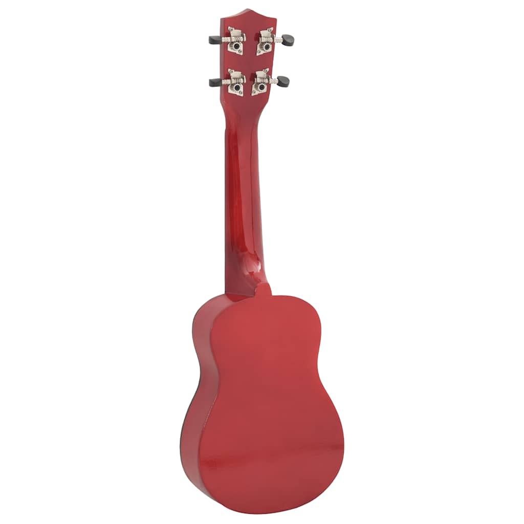 ukulelesæt sopran med taske til børn 21" lyst træ
