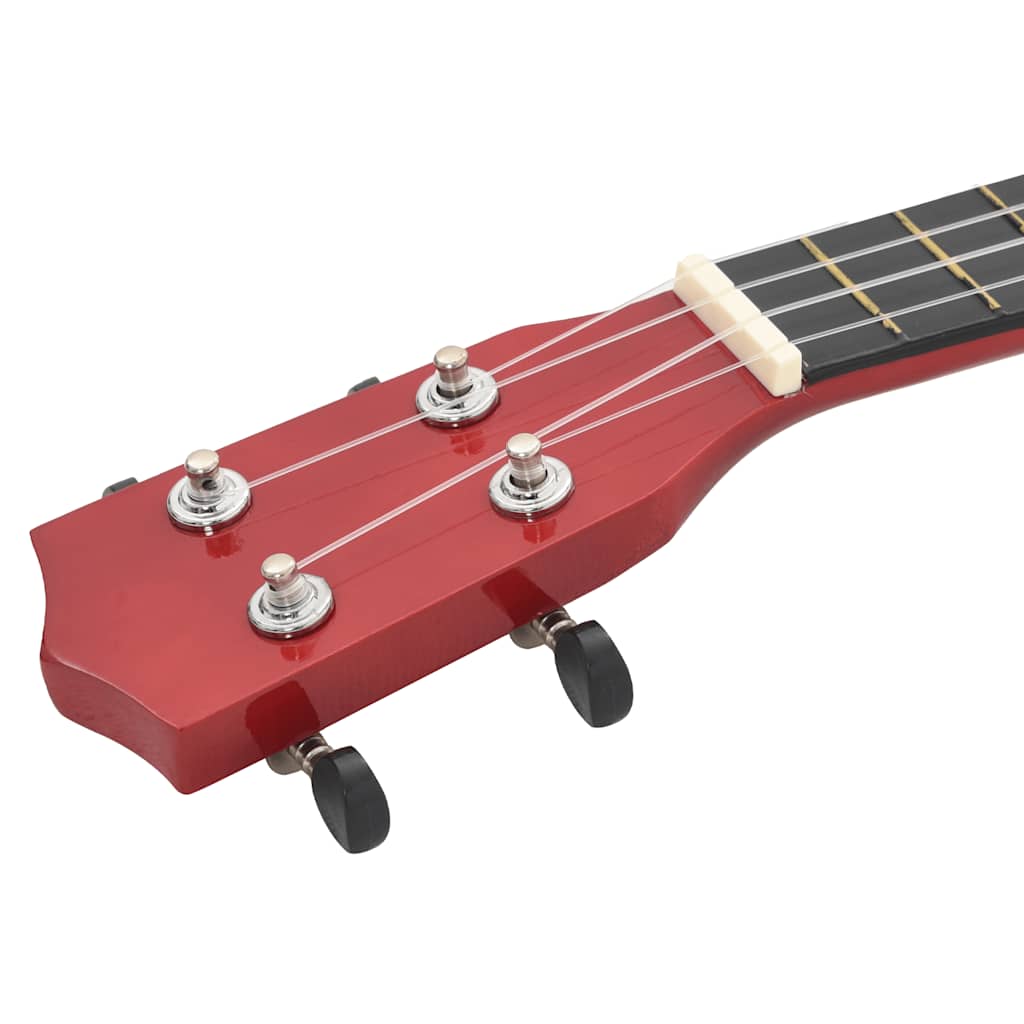 ukulelesæt sopran med taske til børn 21" lyst træ