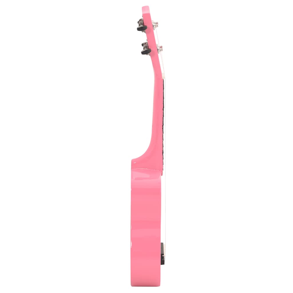 ukulelesæt med taske til børn 21" pink