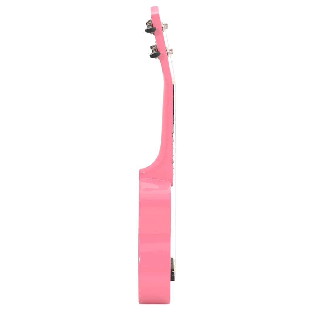 ukulelesæt med taske til børn 23" pink