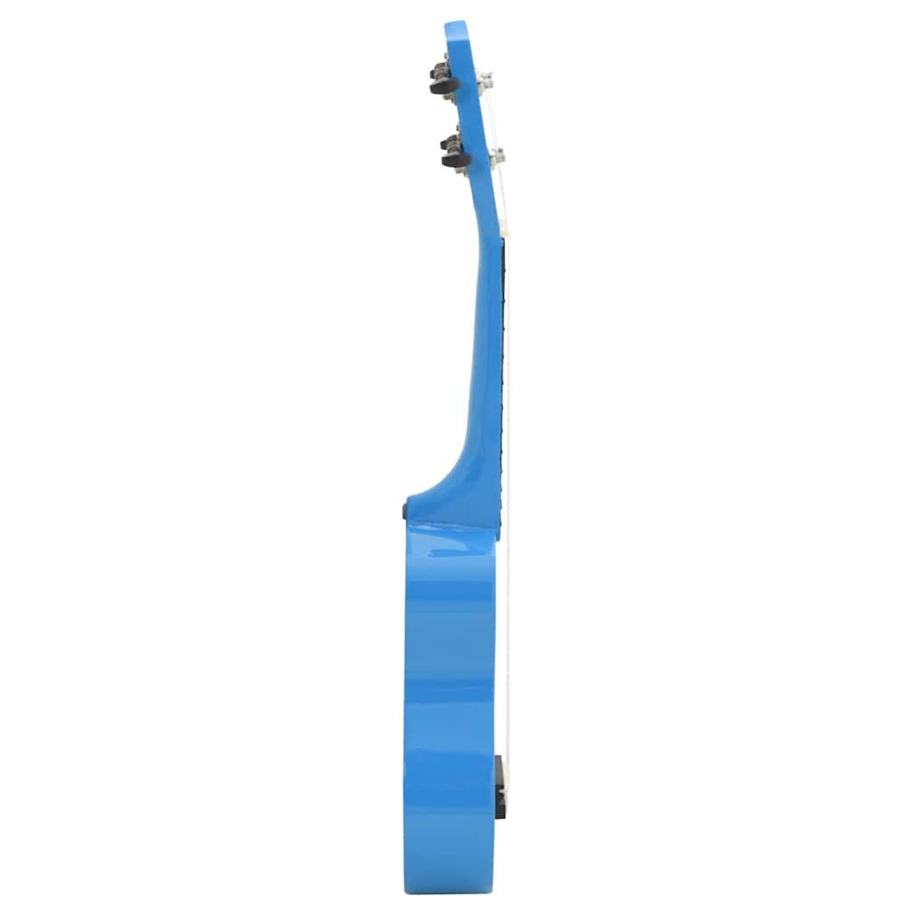 ukulelesæt med taske til børn 23" babyblå