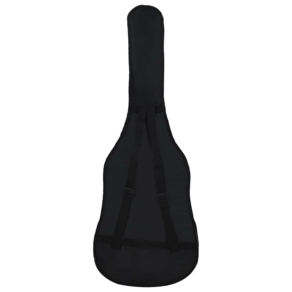 guitartaske til 4/4 (39") klassisk guitar 100x37 cm stof sort