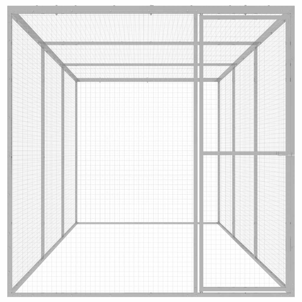 kattebur 4,5x1,5x1,5 cm galvaniseret stål