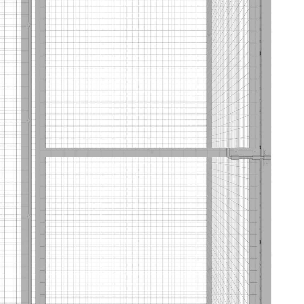 kattebur 6x1,5x1,5 cm galvaniseret stål
