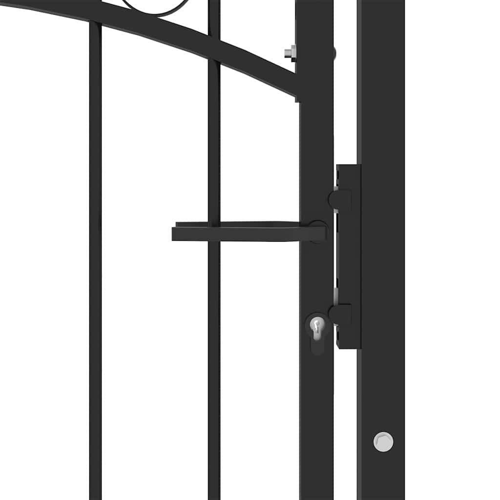 hegnslåge EMMEN med pigge stål 103x97 cm sort