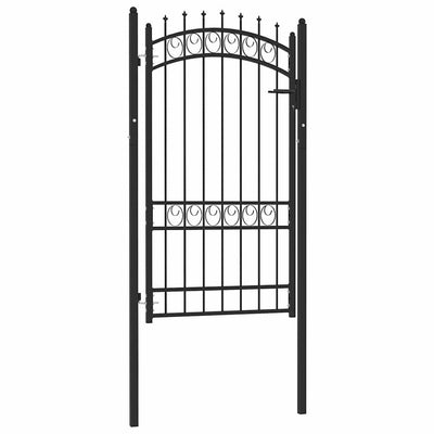 hegnslåge EMMEN med pigge stål 103x134,5 cm sort