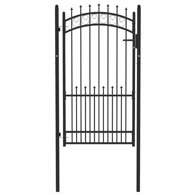 hegnslåge EMMEN med pigge stål 104x134,5 cm sort
