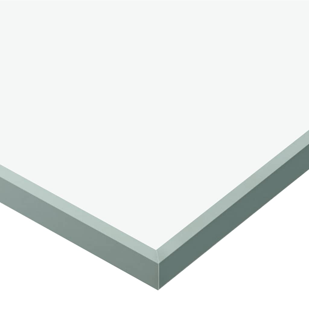skydedør 90x205 cm hærdet glas og aluminium sølvfarvet