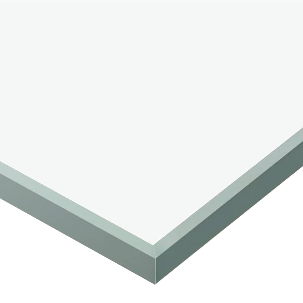 skydedør med bløde stop 90x205 cm hærdet glas og aluminium sølv