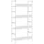 bogreol med 3 hylder 60x27,6x124,5 cm konstrueret træ hvid