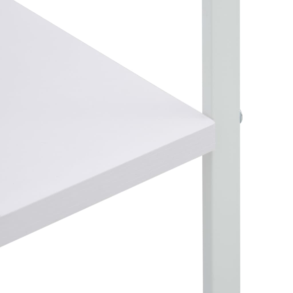skab til mikrobølgeovn 60x39,6x79,5 cm konstrueret træ hvid