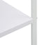 køkkenreol til mikroovn 60x39,6x123 cm konstrueret træ hvid
