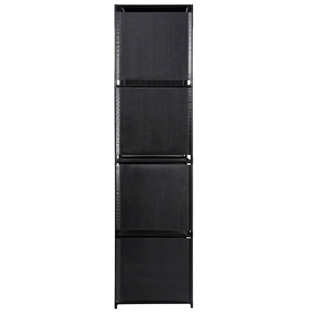 displayreol trappeformet 130x45x170 cm stof