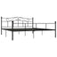 sengestel 180x200 cm metal sort