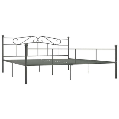 sengestel 180x200 cm metal grå