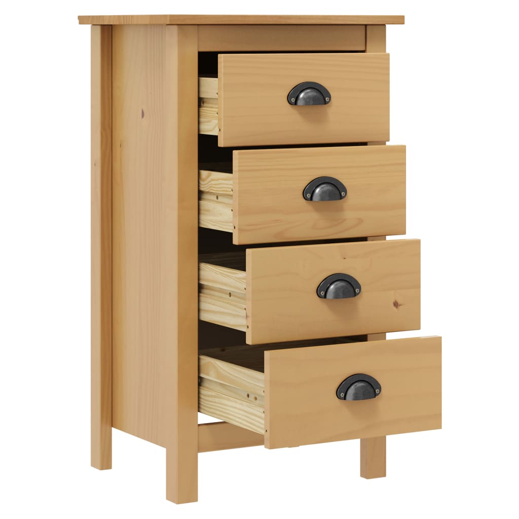 skænk 46x35x80 cm massivt fyrretræ