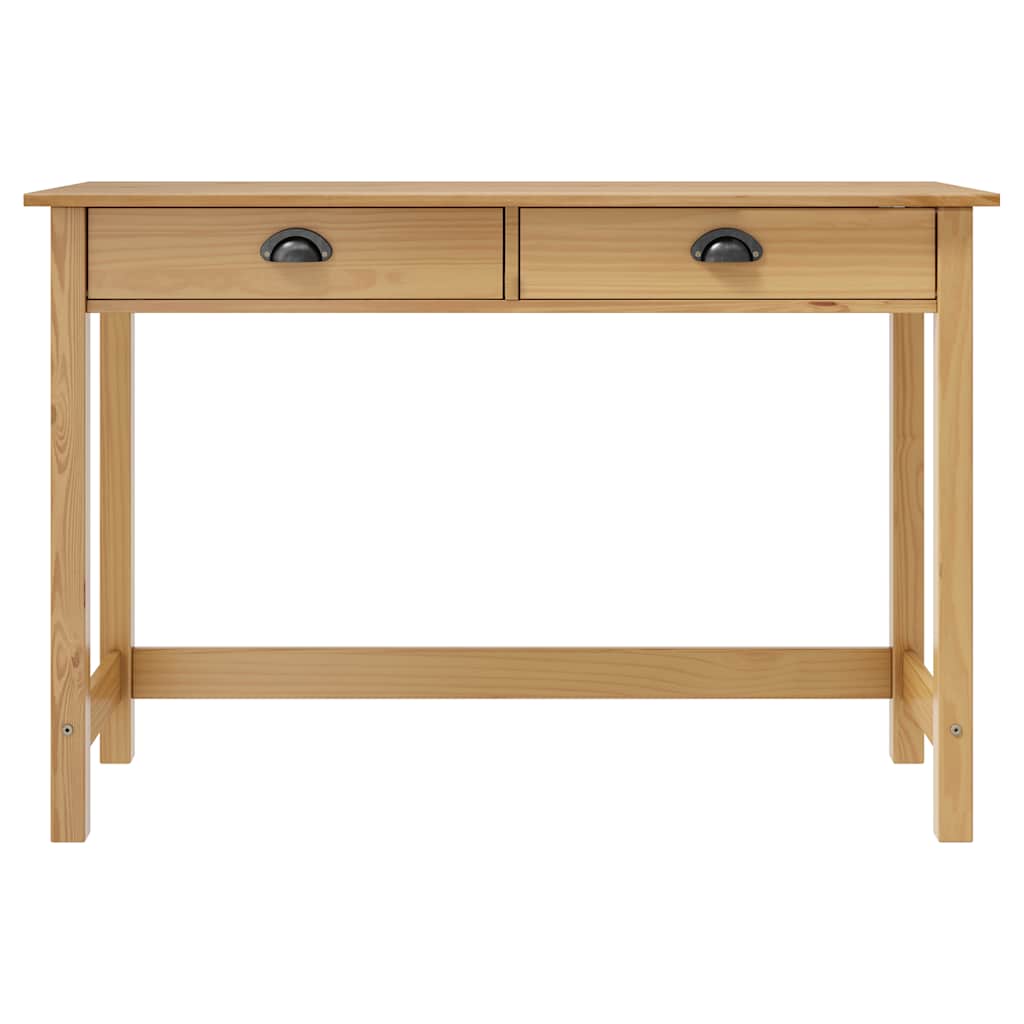 konsolbord Hill med 2 skuffer 110x45x74 cm massivt fyrretræ