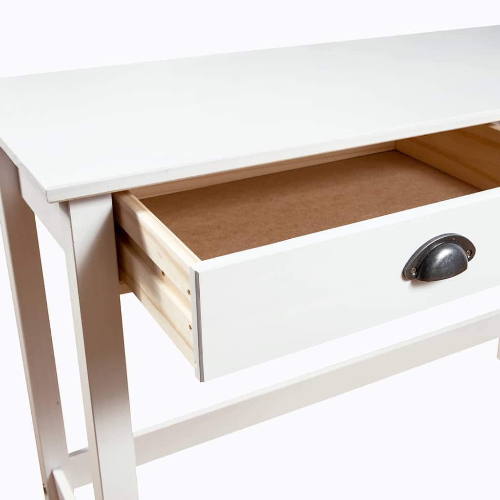 konsolbord Hill med 2 skuffer 110x45x74 cm massivt fyrretræ