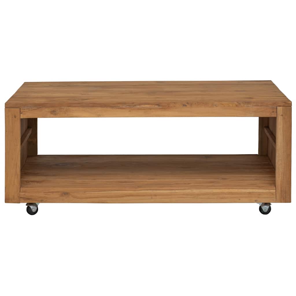 sofabord 110x60x40 cm massivt teaktræ