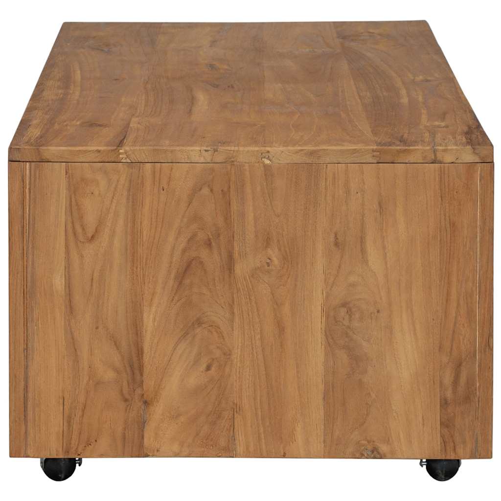 sofabord 110x60x40 cm massivt teaktræ