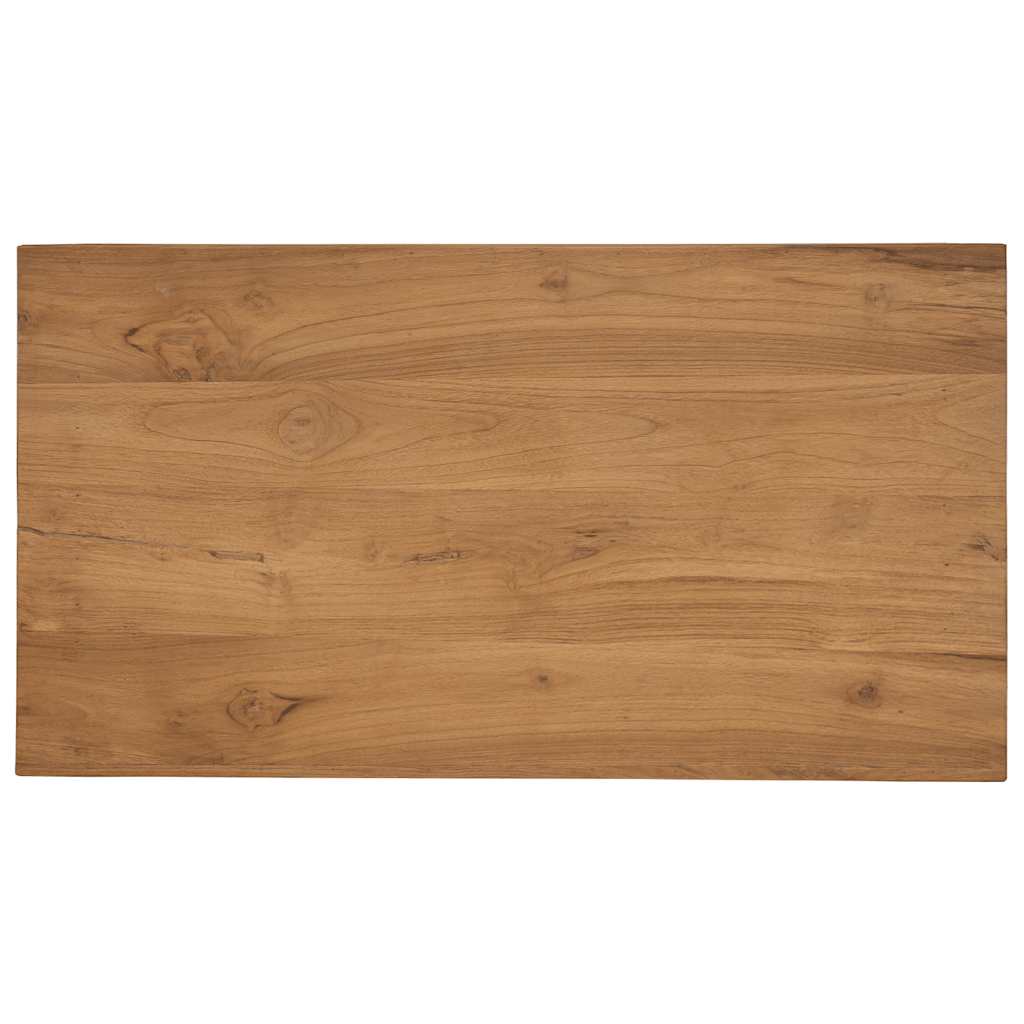 sofabord 110x60x40 cm massivt teaktræ