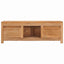 tv-bord 100x30x35 cm massivt teaktræ