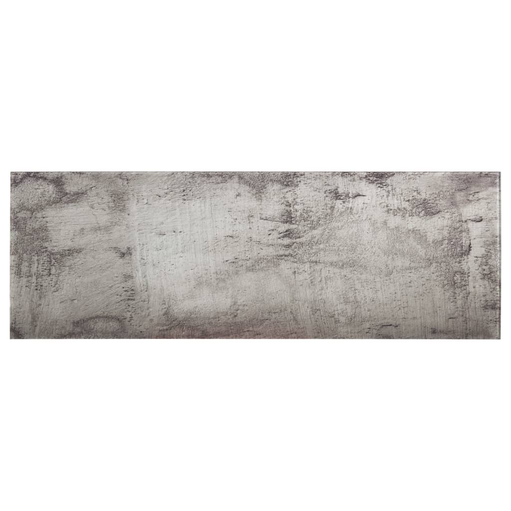 væghængt magnettavle 60x20 cm glas