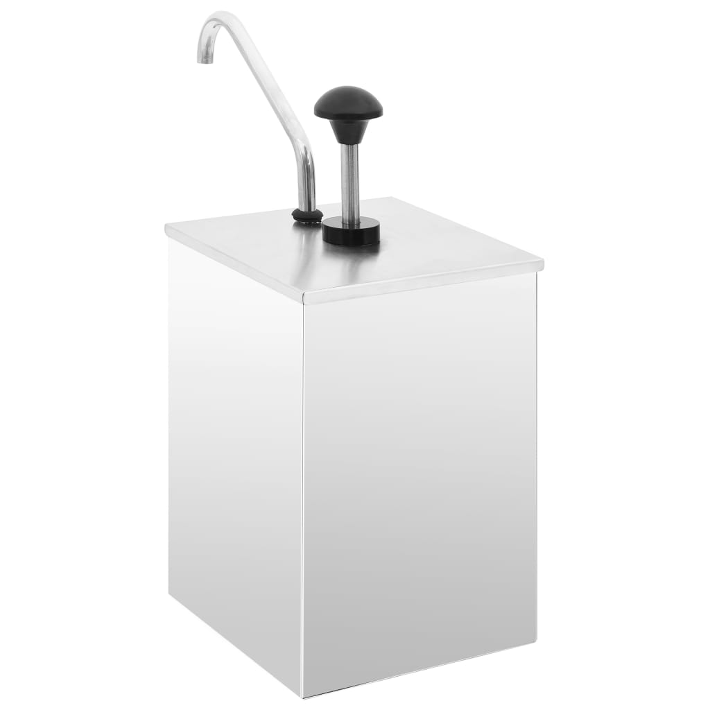 saucedispenser 3,5 l rustfrit stål