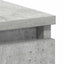 skrivebord 90x45x76 cm konstrueret træ betongrå