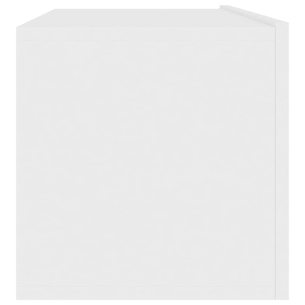 tv-bord 100x30x30 cm konstrueret træ hvid