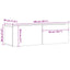 tv-bord 100x30x30 cm konstrueret træ sonoma-eg