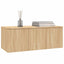 tv-bord 80x34x30 cm konstrueret træ sonoma-eg