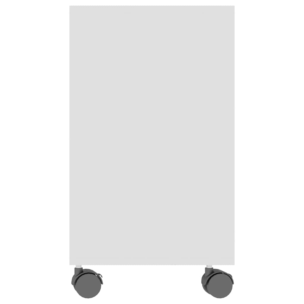 sidebord 70x35x60,5 cm konstrueret træ hvid